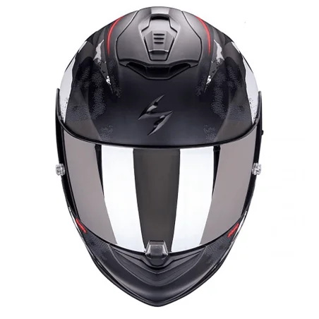 HELM SCORPION EXO-1400 LUFT 2000 SCHWARZ MATT / ROT