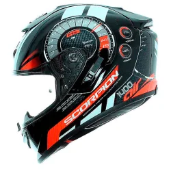 HELM SCORPION EXO-1400 AIR POWER SCHWARZ / ROT 2