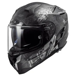 HELM LS2 FF327 GHALLENGER FLEX SCHWARZ MATT