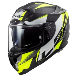 HELM LS2 FF327 HERAUSFORDERER SQUADRON MATE H-V GELB