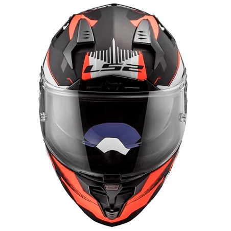 CASCO LS2 FF327 SQUADRON CHALLENGER MATT NARANJA FRUOR