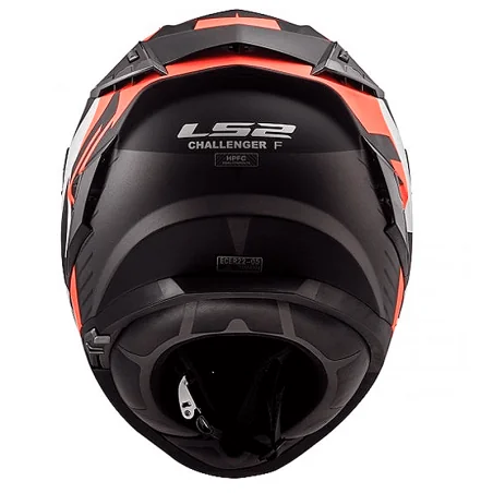 CASCO LS2 FF327 SQUADRON CHALLENGER MATT NARANJA FRUOR