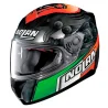 CASCO NOLAN N60-5 REPLICA DE GEMINIS MARCO MELANDRI CROMO RASGADO