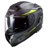 HELM LS2 FF327 CARBON-HERAUSFORDERUNG CARBON-DROHNE / H-V GELB