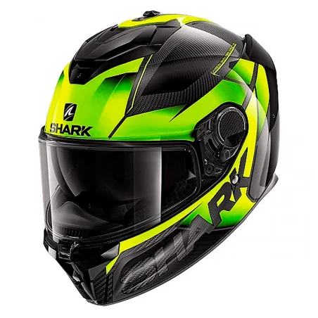 CASCO SHARK SPARTAN GT CARBON SHESTTER CARBONO / AMARILLO / AMARILLO