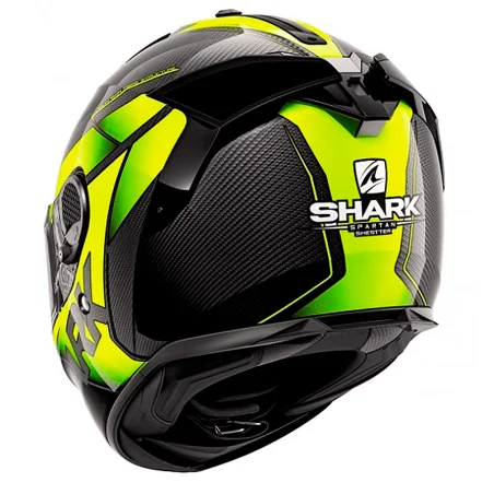 CASCO SHARK SPARTAN GT CARBON SHESTTER CARBONO / AMARILLO / AMARILLO
