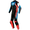 MONO DAINESE AVRO D2 NEGRO / AZUL CLARO / ROJO FLUO