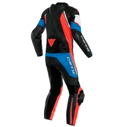MONO DAINESE AVRO D2 SCHWARZ / HELLBLAU / NEONROT 2