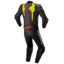 MONO ALPINESTARS MOTEGI V3 NEGRO / AMARILLO FLUO / ROJO FLUO 2