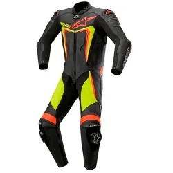 MONO ALPINESTARS MOTEGI V3 PROFI SCHWARZ / GELB FLUON / ROT FLUON