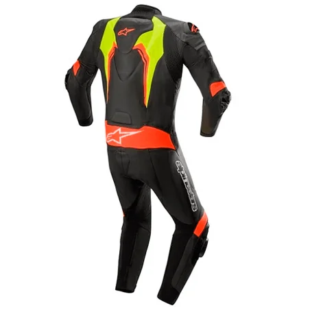 MONO ALPINESTARS MOTEGI V3 PROFI SCHWARZ / GELB FLUON / ROT FLUON