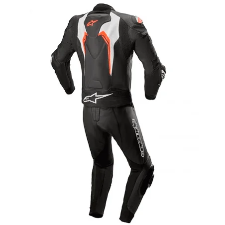 MONO ALPINESTARS MOTEGI V3 NEGRO / ROJO FLUO / BLANCO