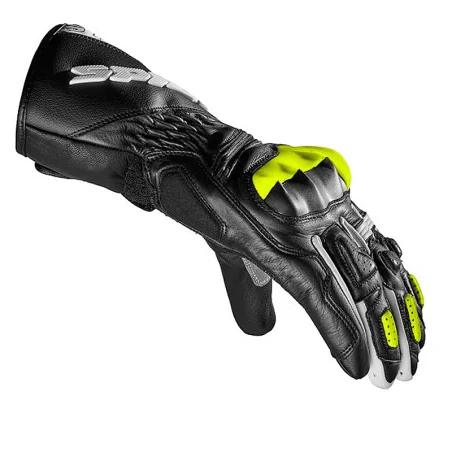 GUANTES SPIDI STS-R2 SEÑORA NEGRO / AMARILLO FLUO