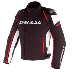 DAINESE 3 D-SEC-LAUFJACKE SCHWARZ / WEISS / FLUO-ROT