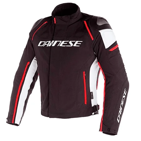 DAINESE 3 D-SEC-LAUFJACKE SCHWARZ / WEISS / FLUO-ROT