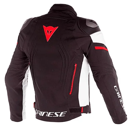 DAINESE 3 D-SEC-LAUFJACKE SCHWARZ / WEISS / FLUO-ROT