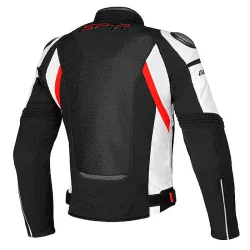 DAINESE SUPER SPEED TEX JACKE SCHWARZ / WEISS / ROT 2