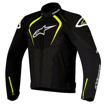 CHAQUETA ALPINESTARS T-JAWS IMPERMEABLE NEGRO / AMARILLO FLUO