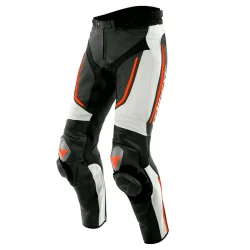 HOSE DAINESE ALPHA ESTIVA WEISS / SCHWARZ / FLUO-ROT