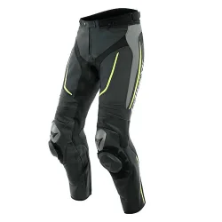 HOSE DAINESE ALPHA ESTIVA SCHWARZ / MATT-GRAU / FLUO-GELB