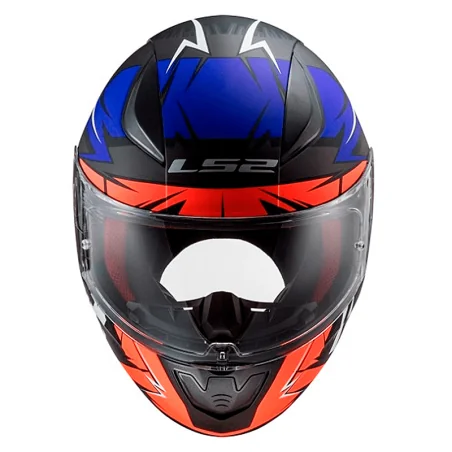 CASCO LS2 FF353 RAPID CROMO MATE NARANJA FRUOR / AZUL
