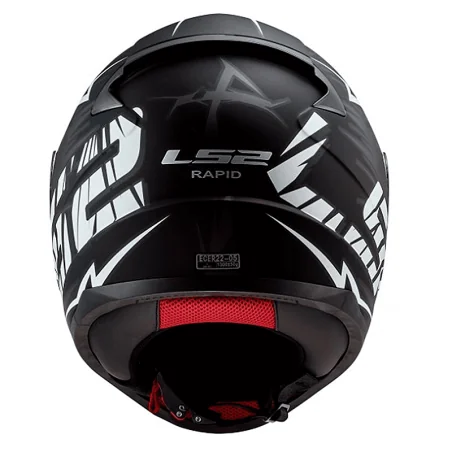 CASCO LS2 FF353 RAPID CROMO MATE NARANJA FRUOR / AZUL