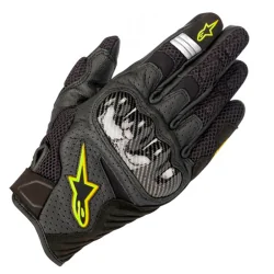 HANDSCHUHE ALPINESTARS SMX-1 AIR V2 SCHWARZ / GELB FLUOR