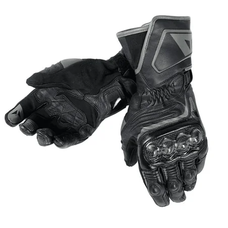 DAINESE CARBON HANDSCHUHE D1 LANGE SCHWARZE DAME