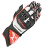 GUANTES ALPINESTARS GP PRO R3 NEGRO / BLANCO / ROJO BRILLANTE
