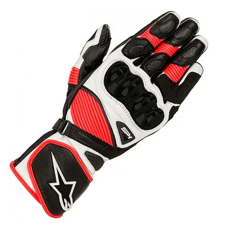 GUANTES ALPINESTARS SP-1 V2 NEGRO / BLANCO / ROJO