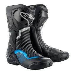 STIEFEL ALPINESTARS SMX-6 V2 SCHWARZ / METALL PISTOLE / BLAU