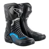 STIEFEL ALPINESTARS SMX-6 V2 SCHWARZ / METALL PISTOLE / BLAU