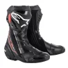STIEFEL ALPINESTARS SUPERTECH-R SCHWARZ / DUNKELGRAU / ROT FUOR