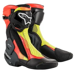 BOTAS ALPINESTARS SMX PLUS V2 NEGRO / ROJO FLUOR / AMARILLO FLUOR / GRIS
