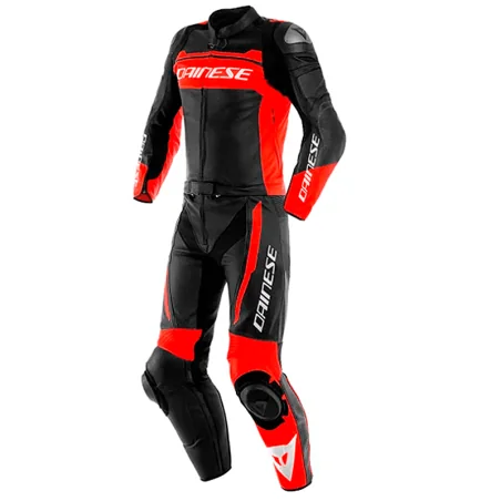 MONO DAINESE MISTEL NEGRO-MATE / ROJO FLUOR / MEGRO MATE