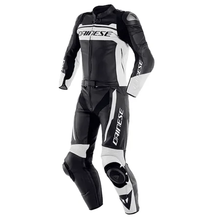 KOMBINATION DAINESE SCHWARZ -MISTEL MATT / WEISS / SCHWARZ-MATT