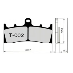 Pastillas de freno ZCOO T002 EXC (ENDURANCE)