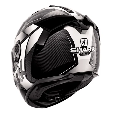 CASCO SHARK SPARTAN GT CARBON SHESTTER CARBONO / BLANCO / BLANCO