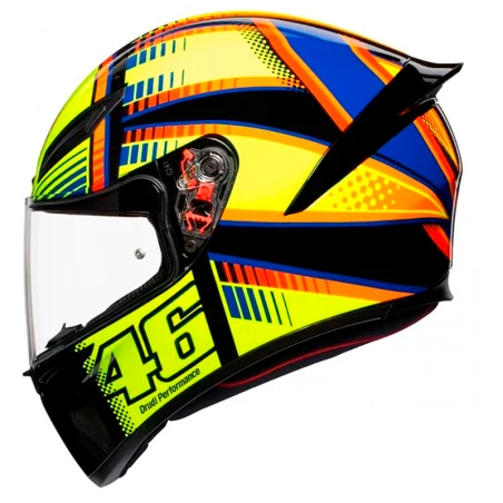 CASCO AGV K-1 ROSSI SOLELUNA 2015