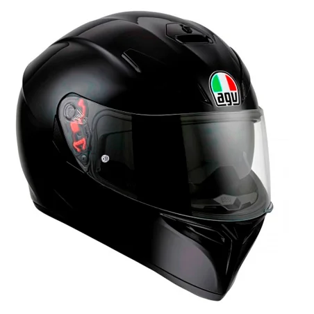 HELM AGV K-3 SV PINLOCK MAXVISION SCHWARZ GLÄNZEND