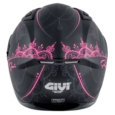 CASCO GIVI 50.6 STOCCARDA MENDHI MATE NEGRO / ROSA