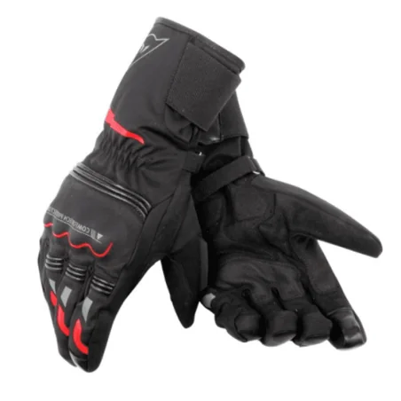 Guantes DAINESE TEMPEST D-Dry Long Negro Rojo