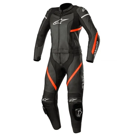 MONO ALPINESTARS STELLA KIRA SEÑORA NEGRO / ROJO FLUO