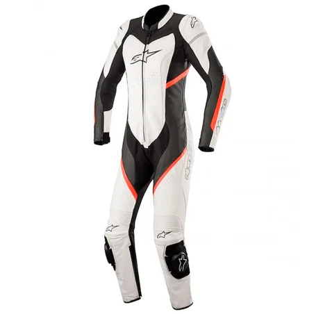 MONO ALPINESTARS STELLA KIRA PROFESIONAL SEÑORA NEGRO / BLANCO / ROJO FLUO