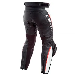 PANTALON DAINESE DELTA 3 NEGRO / BLANCO / ROJO 2