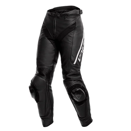 PANTALON DAINESE DELTA 3 SEÑORA NEGRO/BLANCO